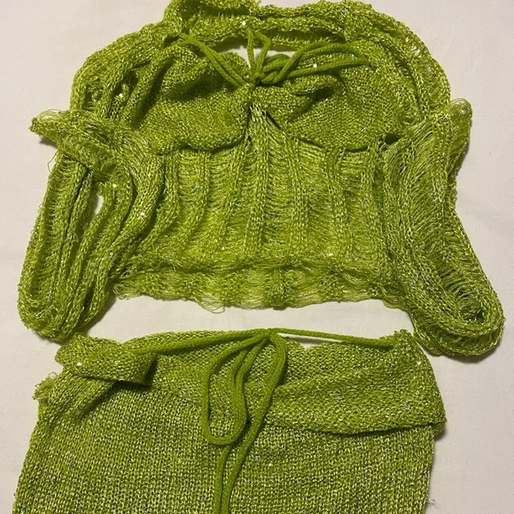 Matching knit sequence set - Picture 2 of 7